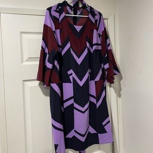Eloquii color block dress